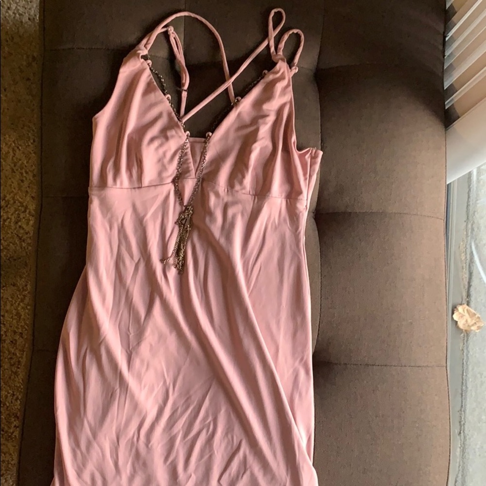 Light Pink Mini Dress